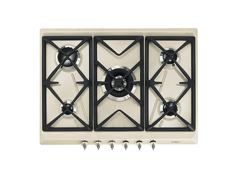Placa de gas SMEG en color Inox